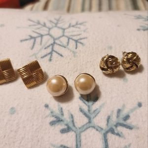 Set of 3 Classic Earrings